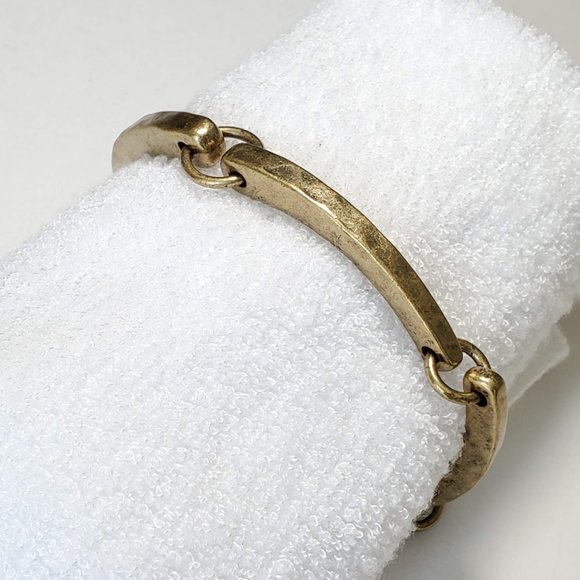 LUCKY BRAND Antiqued Gold Tone Bracelet - Picture 2 of 5